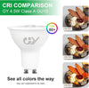 GY LED GU10 4.5W 805lm CRI Comparison