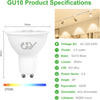 GY LED GU10 4.5W 805lm Product Specifications