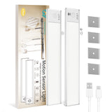 GY LED Schrankleuchte 30 cm Bewegungsmelder Wiederaufladbar USB Akku