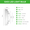 Bombillas LED GX53 4.9W, 668lm, 3000K/4000K